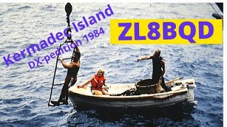 Kermadec Island 1984 DXpedition  ZL8BQD [upl. by Jasik]