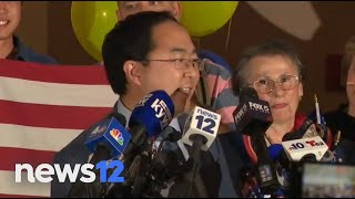 Victory speech Democratic Rep Andy Kim elected to Senate in New Jersey  News 12 [upl. by Phillane]