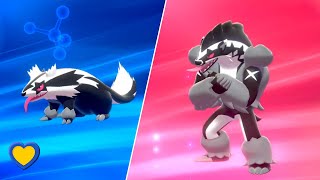 HOW TO Evolve Galarian Linoone into Obstagoon in Pokémon Sword and Shield [upl. by Evelunn]