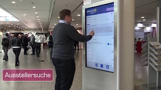 Messe Düsseldorf nutzt neues Besucherinformationssystem DVIS [upl. by Sully394]