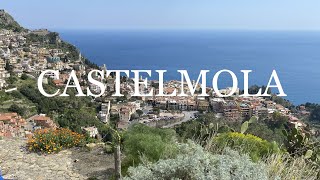 Taormina SEEN from ABOVE  from Castelmola Discover the Path of the Saracens [upl. by Weatherby330]