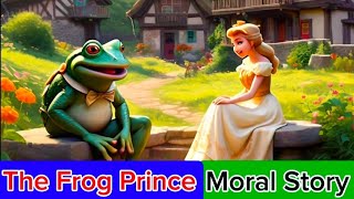 The Frog Prince  Moral Story  cartoon story😊 [upl. by Ellenor601]