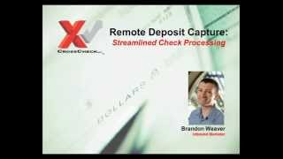 Remote Deposit Capture Streamlined Check Processing [upl. by Eirret]