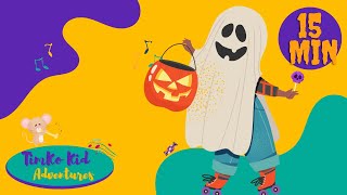 Happy Halloween Playlist 15 Min Halloween Kids Songs Compilation [upl. by Helenka498]