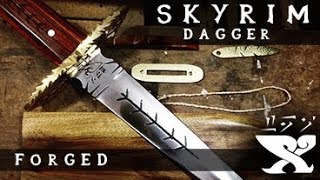 Skyrim  Forging Dagger  Falkreath Hunt [upl. by Drhacir936]