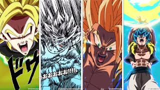 LR DBS BROLY amp CARNIVAL SSJ GOGETA SUPER ATTACK ANIMATIONS  DBZ Dokkan Battle [upl. by Younglove216]