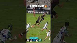 Makazole Mapimpi starts and finishes a full field try 🏎️ [upl. by Klepac]