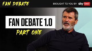 The Overlap Live Fan Debate with Gary Neville Roy Keane amp Jamie Carragher  PL Preview Part 1 [upl. by Eiramit]