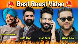 PRAHUNE  AMRIT MAAN New Song vs KARAN AUJLA ft Sidhu Moose Wala  Roast Video [upl. by Eizzik515]