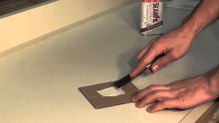 How to repair a deep scratch in your laminate countertop [upl. by Iaht945]