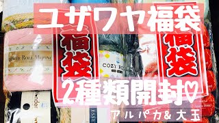 【毛糸購入品】ユザワヤ福袋開封☆アルパカ福袋と大玉福袋の2種類を購入しました [upl. by Hillary]