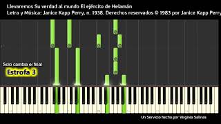 Llevaremos Su verdad al mundo El ejército de Helamán SUD Piano Tutorial [upl. by Batholomew]