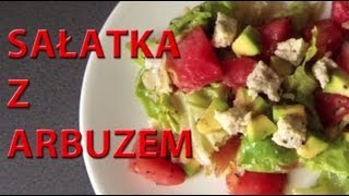 Sałatka z arbuzem VegeVlog [upl. by Oicneconi]