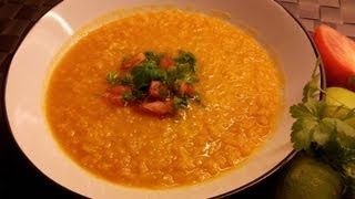 Red Lentil Soup Recipe  سوپ عدس قرمز [upl. by Bjorn]