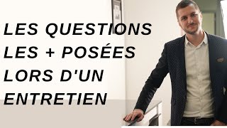 Les questions les plus posées à un entretien dembauche [upl. by Ishmul]