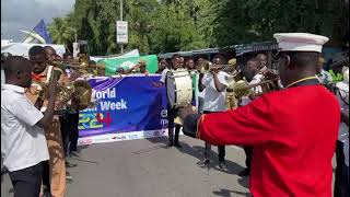 THE MARANATHA INTERNATION BANDMOMBASA TOURISM WEEK PROCESSION [upl. by Limhaj]