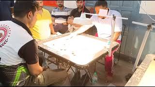 Quarter Final between Zeeshan Dr vs Fateh Alam All India Open Carrom Tournament Delhi [upl. by Ettenwahs696]