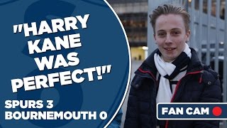 Tottenham Hotspur 30 Bournemouth  quotHarry Kane Was Perfectquot  Fan Cam [upl. by Cyndi]