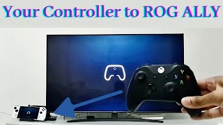 How To Connect Xbox One Controller To Asus ROG Ally Gaming Console Easy StepByStep Guide [upl. by Nylanna717]