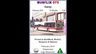 BUSFLIX 073 Surrey Feb 2014 [upl. by Derman]