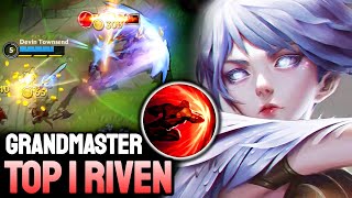 WILD RIFT RIVEN  TOP 1 RIVEN GAMEPLAY  GRANDMASTER RANKED [upl. by Brindell]