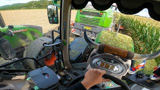 Cab View  SPECIAL Fendt 828 Vario  Mais Silage [upl. by Sitsuj820]