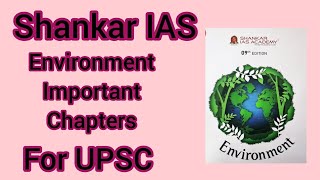 Shankar IAS Environment Important chapters to read for UPSC  Telugu vlogs  thatupscgirl [upl. by Hamner330]