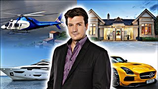 Nathan Fillion Lifestyle — Age Family Height Net worth Biography Wife Kids  ehtisays [upl. by Hamaso]