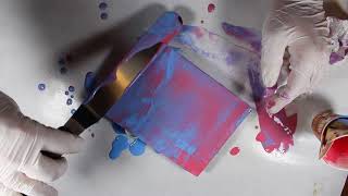 Acetone and Alcohol  Surface Experiments for Acrylic Pour Painting [upl. by Irianat]