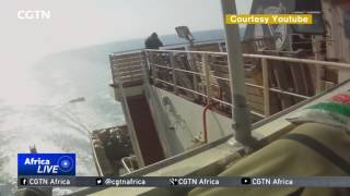 Pirate Attack Foiled An attempted hijacking by Somali pirates caught on camera [upl. by Jari]