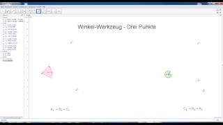 GeoGebra Videotutorial Winkel V050106a [upl. by Noxin]