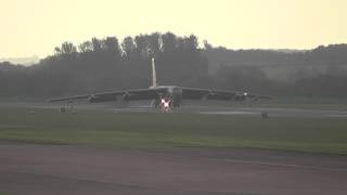 B52 Buff01 departure from Fairford 9th June 2017 [upl. by Shirline]