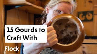 15 GOURDS You Could GROW and CRAFT With — Ep 041 [upl. by Boleslaw]