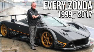 Evolution of the Pagani Zonda  All Zonda Models [upl. by Ahtel48]