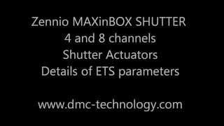 Zennio ActinBox Shutter ETS parameters [upl. by Finny]