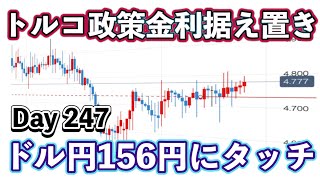 【FXトルコリラ円】トルコ政策金利50据え置き。『スワップ生活』 [upl. by Sotos683]