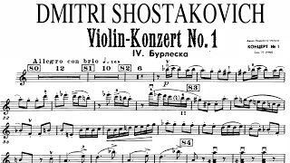 Shostakovich Violín Concerto No 1 Burlesque finaleAllegro con brio piano accompaniment [upl. by Eldrida112]