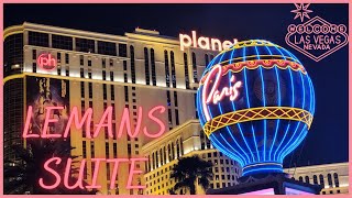 Paris Hotel Las Vegas  Lemans Suite Room Tour [upl. by Ashlee]