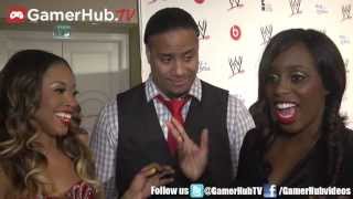 Jimmy Uso And Naomi Talk WWE 2K14 At SummerSlam  Gamerhubtv [upl. by Enellij]