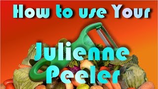 Julienne Peeler demo by A Kitchen Must [upl. by Cristi]