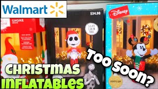 Christmas Inflatables at Walmart is it TOO SOON [upl. by Haelem]