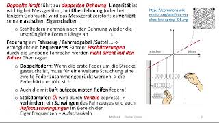 Mechanik II 3 Messen von Kräften  Federkraftmesser  HookeGesetz Reihen und Parallelschaltung [upl. by Tahmosh]