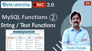 SQL Functions  Class 12  Lecture 2  Term 2  Informatic Practices  Byte Learning [upl. by Ttehc981]