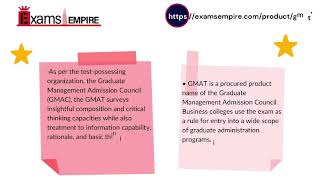 GMAT  Overview of Graduate Management Admission Test [upl. by Aleehs254]