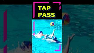 Water Polo Tap Pass  Natalie Arata  waterpolo sports goals [upl. by Kei]