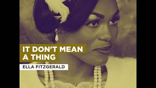 It Dont Mean a Thing If It Aint Got That Swing – Ella Fitzgerald 1943 [upl. by Waverly180]