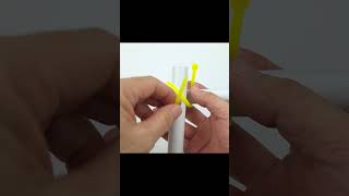 How to easily secure a crosspiece with a plastic tie [upl. by Yerak]