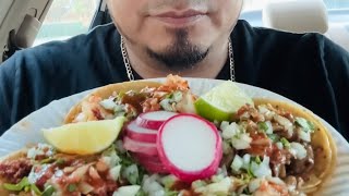 ASMRTacos callejerosmukbang eatingvideos asmr food comidamexicana [upl. by Nauqel]