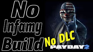 Old  2017  PC Payday 2 No Infamy No DLC Loud Dodge Death Wish Build Rogue Perk Deck [upl. by Morlee]