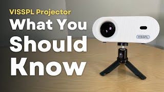 VISSPL Mini Projector Review Amazon Mini Projector Review [upl. by Yrrum]